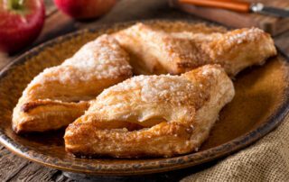 Nectarine and MouCo Camembert Turnovers