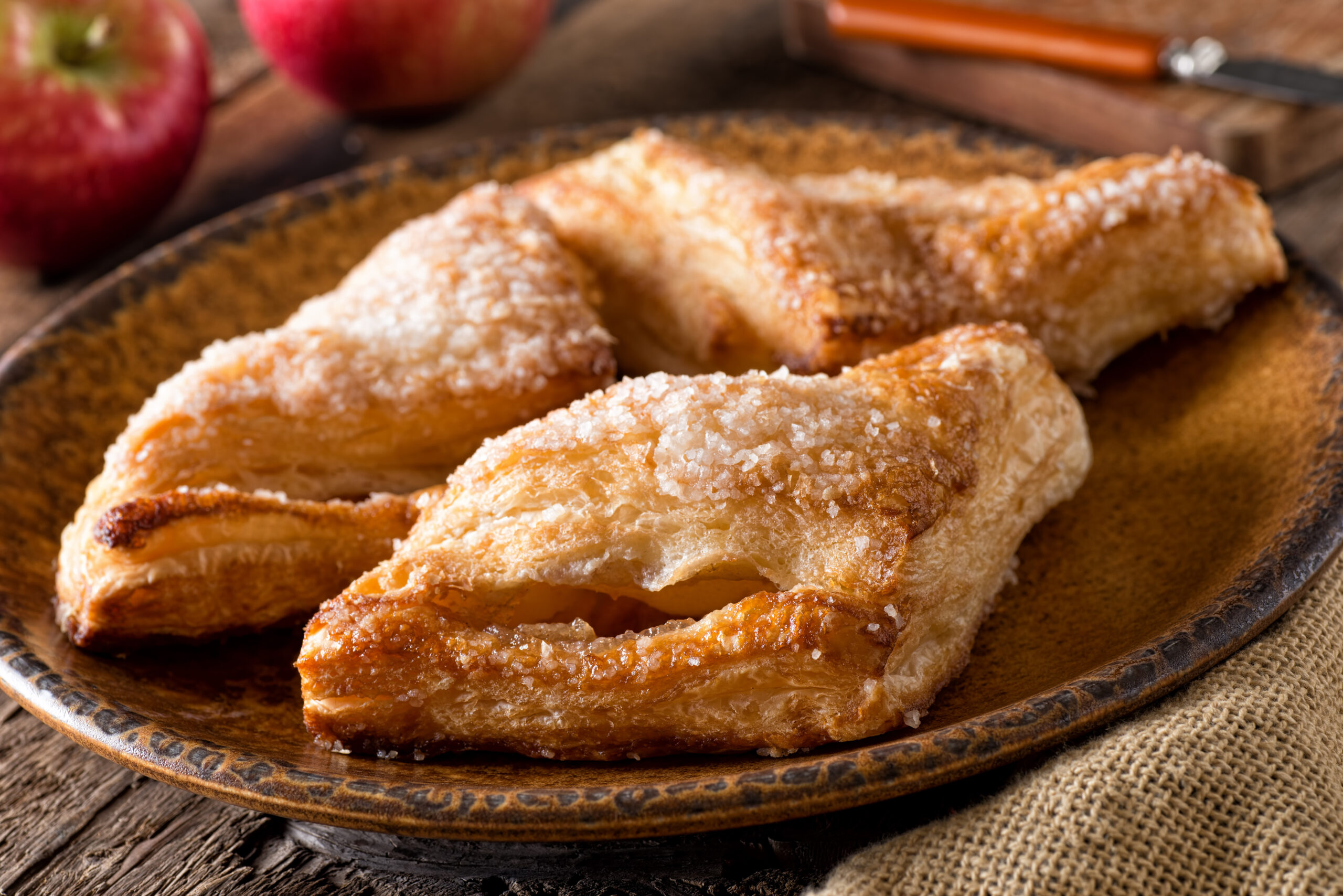 Nectarine and MouCo Camembert Turnovers