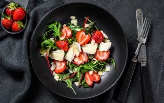 MouCo Camembert Cheese and Strawberry Salad